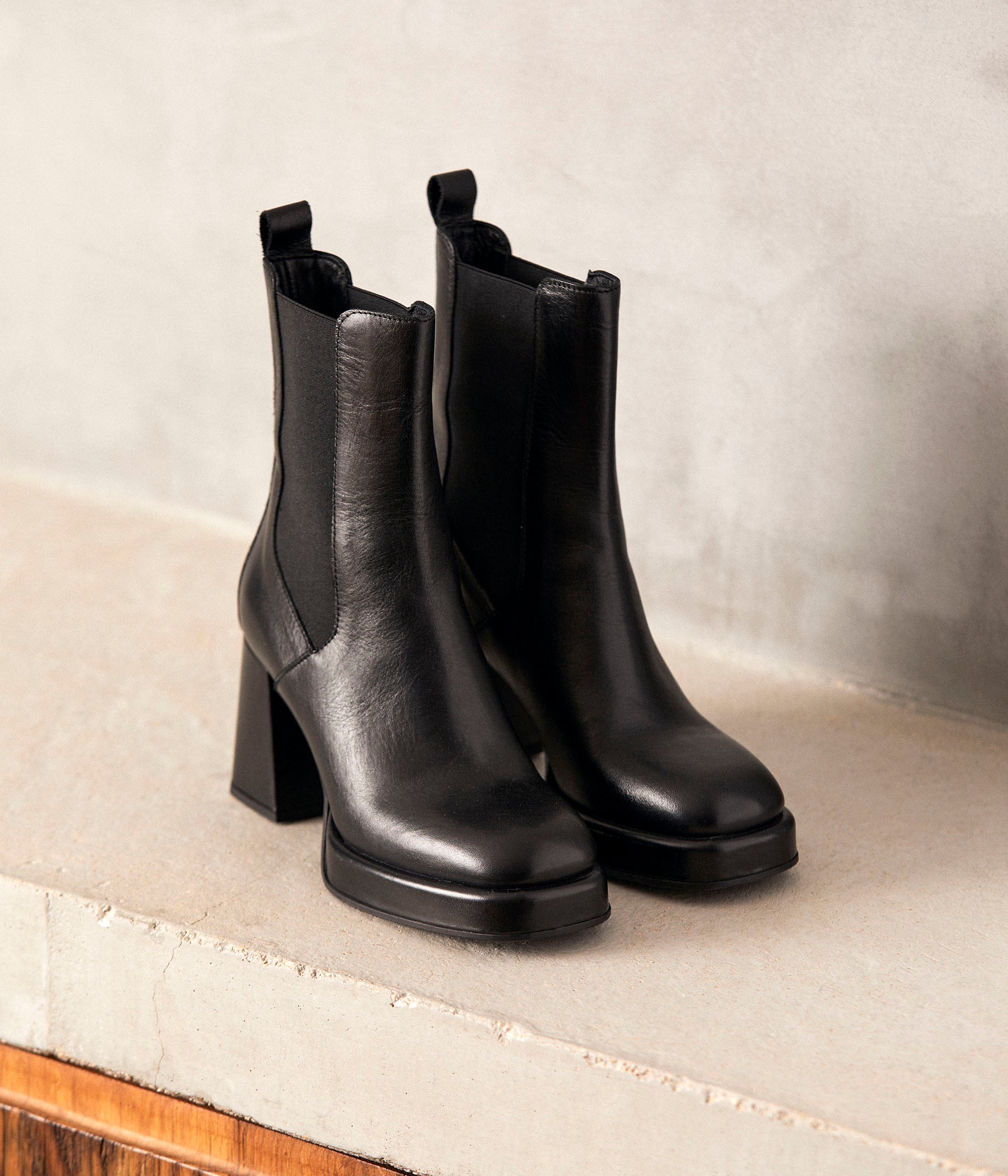 boots-talon-femme-400grm-1.jpg Chelsea boots à talon Lou | Mellow Yellow Femme | Mellow Yellow – Image 1