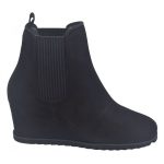 Bottines Compensées, Daim Noir, 5075, Plumers | Petits Souliers
