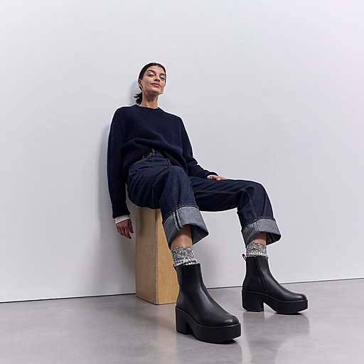 botte-plateforme-femme-578agf-1.jpg Femme Platfform Cuir Bottes | Fitflop EU – Image 1