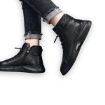 KORVAX™ Bottes décontractées pour hommes – style moderne et confort quotidien Noir / 39