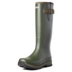 Bottes d'équitation caoutchouc isolées pour homme Burford vertes