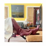 Bottes cuir bordeaux DOUN