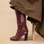 Bottes cuir bordeaux DOUN