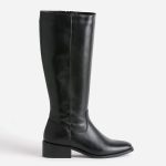 Botte camarguaise noire en cuir Eram Femme | ERAM