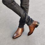Chelsea Boots Homme Cuir Camel Giuliano