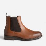 Chelsea boots cognac en cuir Eram Homme | ERAM