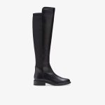 Bottes hauteur genou en cuir noir pour femmes Renewal Up | Clarks