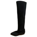 Bottes Claudie Pierlot Amelia en daim noir ref.2531204 Joli Closet
