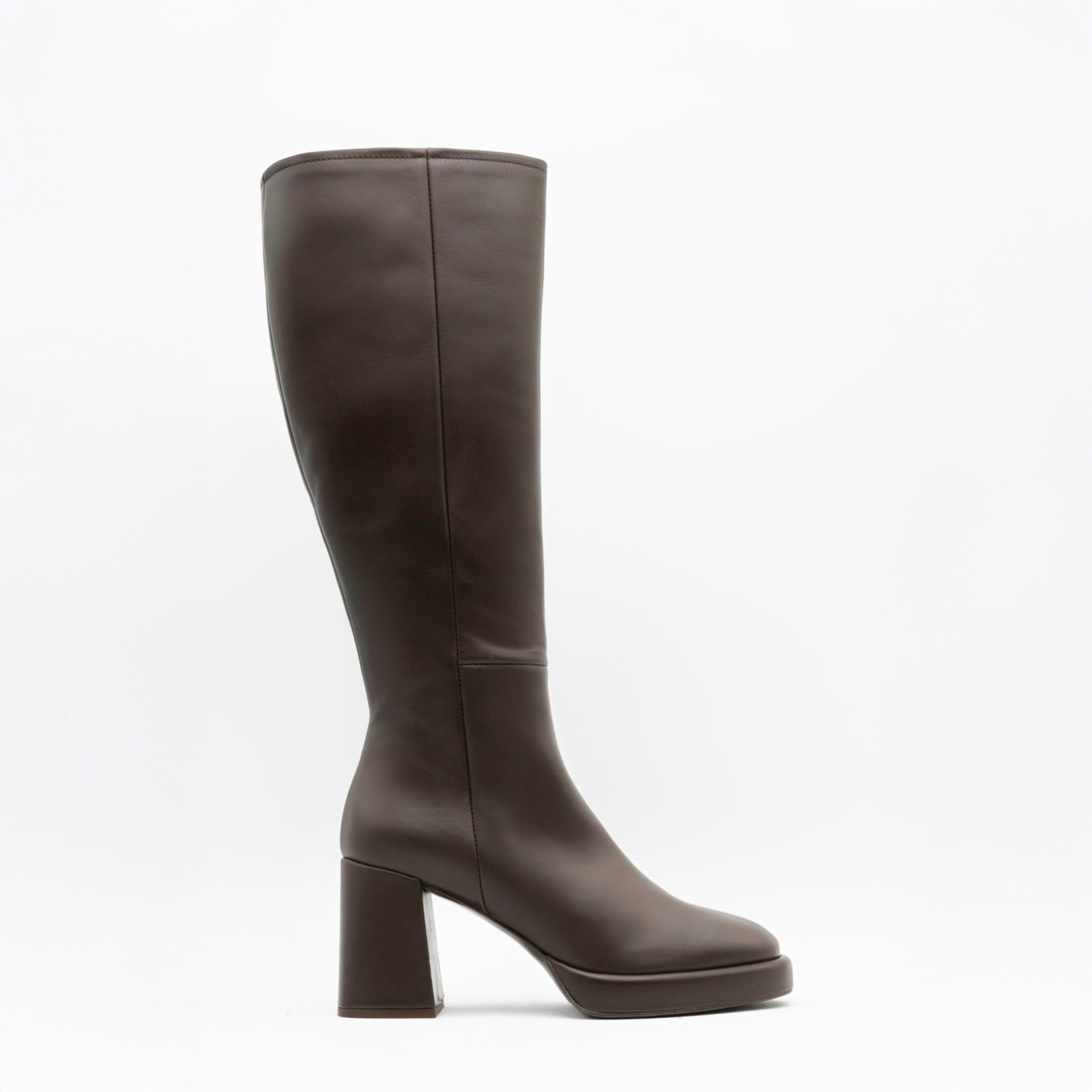 bottes-cuir-marron-femme-574dfm-1.jpg Enora Bottes Cuir Marron – Image 1