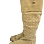 Louis Vuitton bottes Mahina daim beige T38,5 – Les Folies d'Eugenie