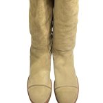 Louis Vuitton bottes Mahina daim beige T38,5 – Les Folies d'Eugenie
