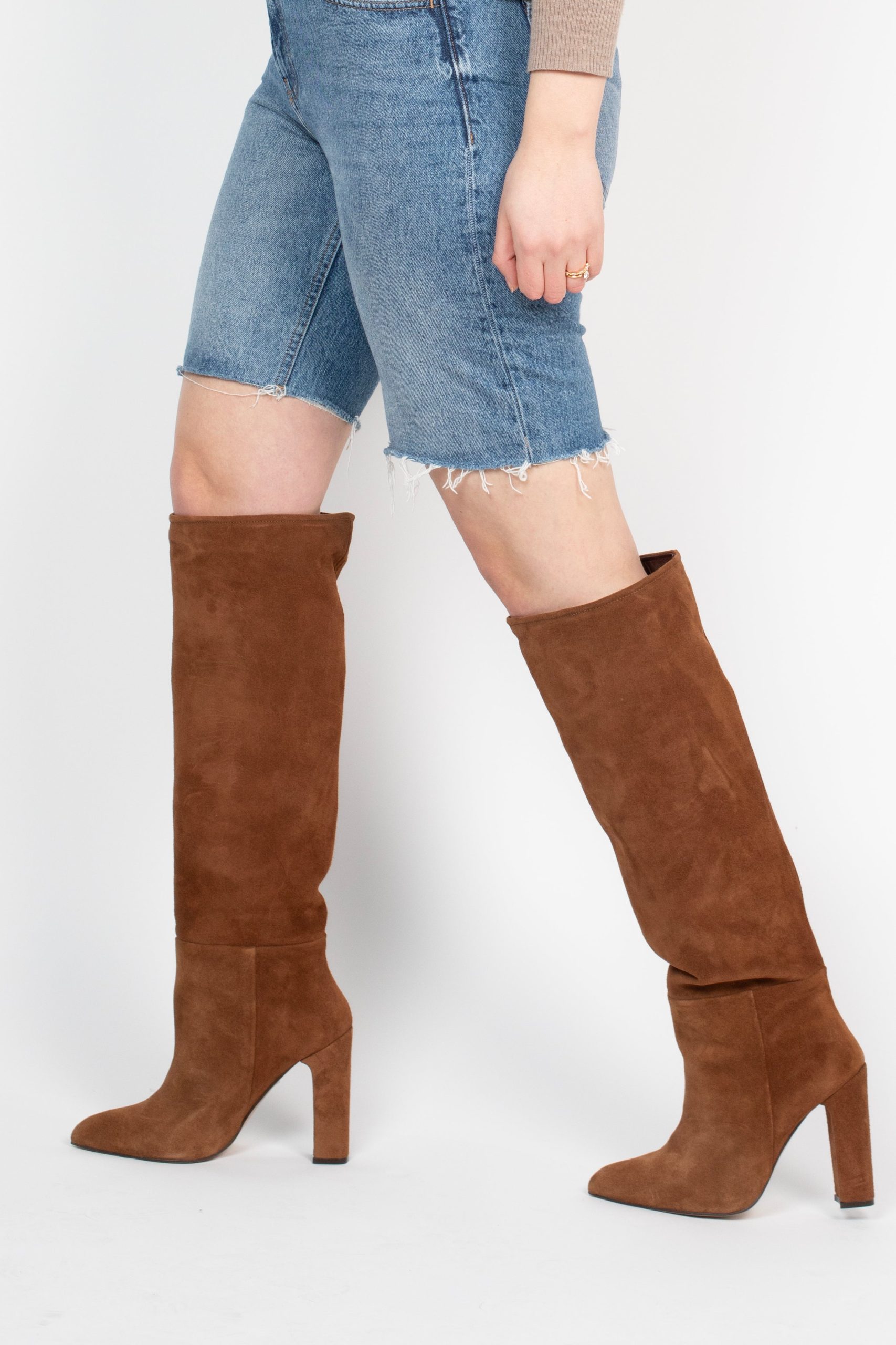 bottes-en-daim-457gyg-1.jpg Botte Elegance Marron – Image 1