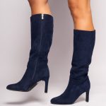Olie Bottes en daim bleu marine