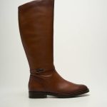 Bottes Tamaris Marron Talon Plat Jusqu'à 3cm