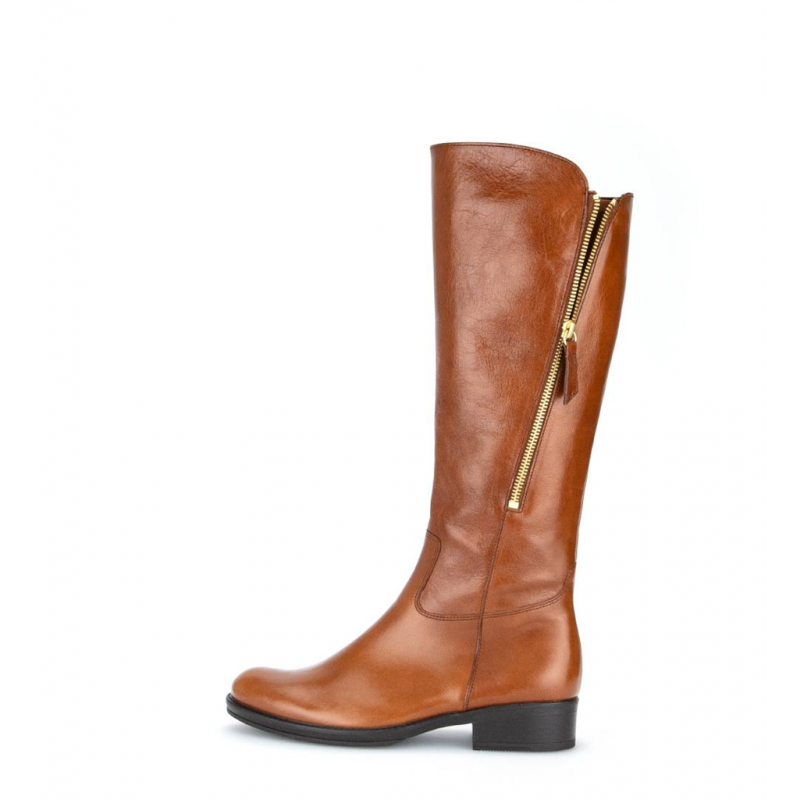 bottes-gabor-083mal.png Bottes cuir marron Gabor 91.605.24 whisky – Image 1