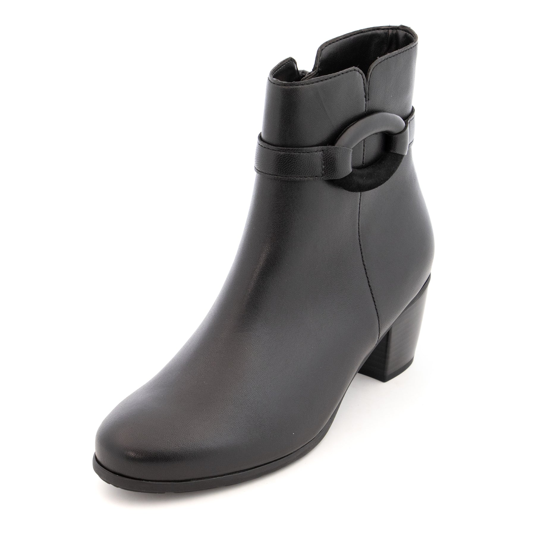 bottes-gabor-099cuc-1.jpg Bottines en cuir GABOR Femme 75.523 noir | Chaussures Grassler – Image 1