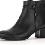 Gabor Femme Bottines, Dame Bottines,Semelle intérieure Amovible,Bottine,Haut de la Cheville,Fermeture éclair,Demi Bottes,Noir (Schwarz) / 27,38 EU / 5 ...