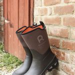Demi botte CLEAN GARDEN Marron pour Homme en Caoutchouc Marron Jardin Rouchette