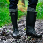 WildeandKing Bottes en caoutchouc Netherfield Homme (Noir) | privatesp