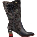 Laura Vita Geceko 15C Anthracite Bottes à talons grandes tailles Anthracite Grandes Shoes