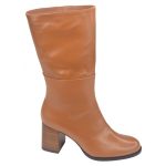 Bottes Cuir Lisse Cognac 4208CA 32 33 34 35| Petits Souliers
