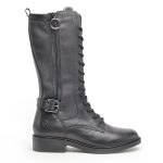 D2W71 Noir Bottes Plates Femme Remonte