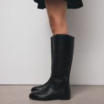 Acheter Cuir noir Bottes d'équitation plates Forever Comfort® from Next France