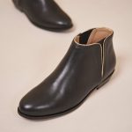 Bottines Basses Femme Bottines Basses Femme Imitation Fourrure Gris Isotoner