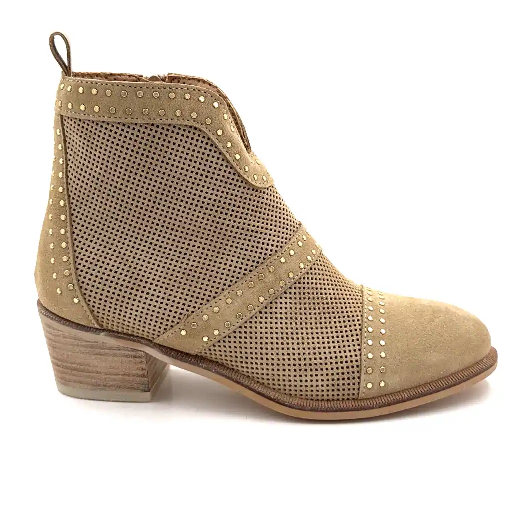 bottines-daim-beige-191vlk-1.jpg Bottines Alpe 5431 11 Nelly Daim Beige 139,00 € Ivoire Chaussures – Image 1