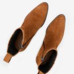 Bottines Western Velours Camel Femme | Julie | Adige Chaussures
