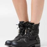 Mustang Bottines à lacets schwarz/noir ZALANDO.FR