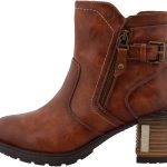 MUSTANG Bottines Femme 15M0182003, Pointure:37 EU, La Couleur:Marron : Amazon.fr: Mode