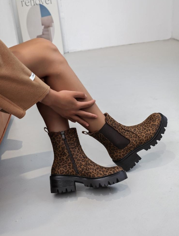 bottines-leopard-403lfh-1.jpg Bottines léo Mode et prêt à porter – Image 1