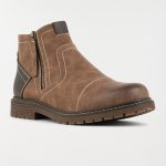 Boots zippées marrons homme (40 45)