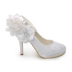Chaussures Femme Blanc Pour Mariage Ref CH044 Chaussures pour femme