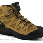 Achat chaussures Salomon Homme Chaussure de Sport, vente Salomon X WARD Leather mid GTX Marron Boots randonnee Homme