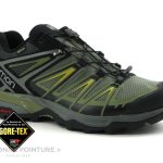 Achat chaussures Salomon Homme Chaussure de Sport, vente Salomon X Ultra 3 GTX Kaki Noir Basket Outdoor Homme Gore Tex