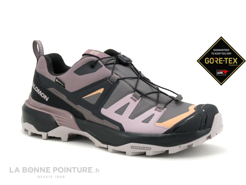 chaussures-randonnee-salomon-femme-071pwo.jpg Achat chaussures Salomon Femme Chaussure de Sport, vente Salomon X ULTRA 360 GTX W Plum kitten Phantom L47449400 basket trekking Femme – Image 1