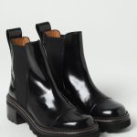 Bottines Mallory See by Chloé en cuir brossé Noir