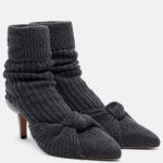 Bottines en laine en gris – Chloe | Mytheresa