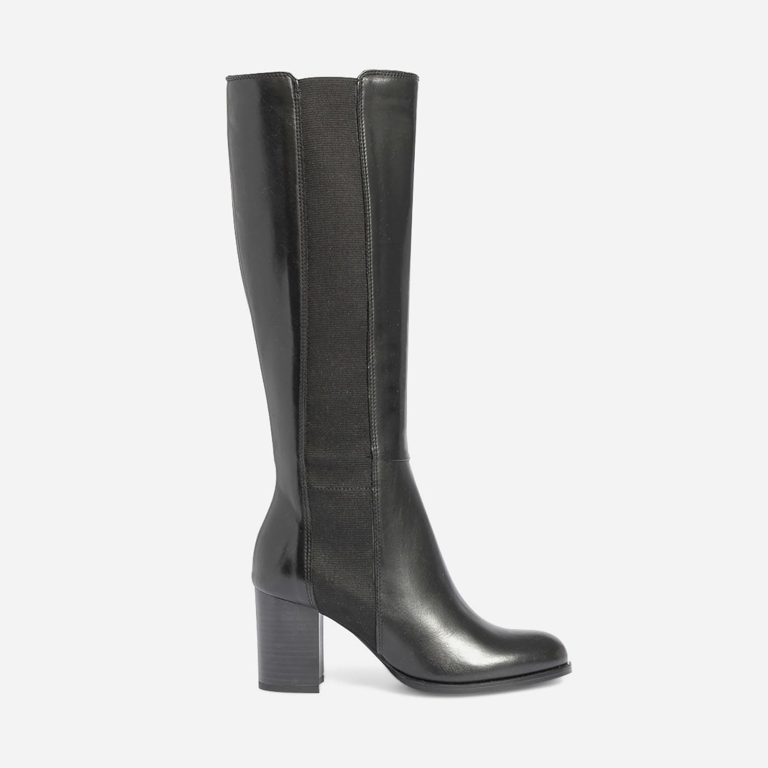 eram-bottes-728fyf-1.jpg Eram Bottes Femme Cavaliere Noir Cavaliere Femme Cuir Noir Eram Bottes Fille Botte Noire En Cuir – Image 1