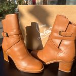Bottines Louboutin Cuir camel – Dress'Vintage