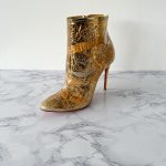Bottines Christian Louboutin Booty Cap 100 en Perspex effet feuilleté – House Of Huntington