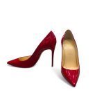 Louboutin Escarpins rouge vernis – Les Folies d'Eugenie
