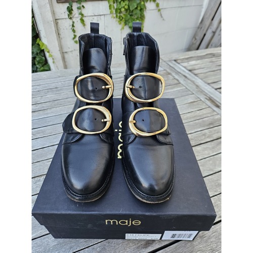 maje-bottines-976cev-1.jpg MAJE Bottine femme Livraison Gratuite | Spartoo – Image 1