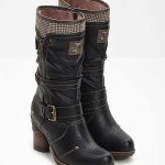 Mustang Femme Bottines 1139 630 Cuir Synthétique Chaussures Hiver Lacets Et Zip