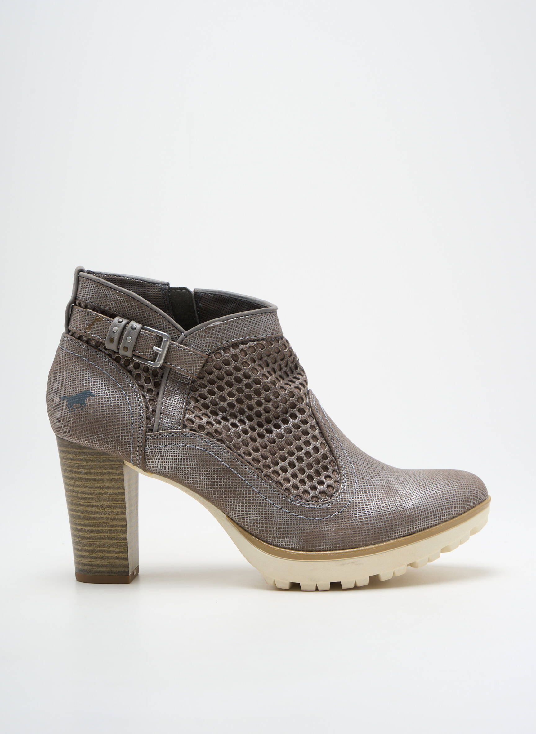 mustang-bottines-321zib-1.jpg Bottines/boots Mustang Argent Talon De 7 À 9cm – Image 1