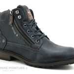 Achat chaussures Mustang Shoes Homme Boots, vente Mustang 4140 501 820 navy Boots Homme bleu marine