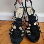 San Marina Sandales à talons Noir Chaussures Escarpins Femme 12,00 €