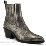 Achat chaussures Casta Femme Boots, vente Casta DAWN CT106170 Luna Boots santiag Femme argent metallic
